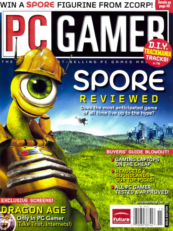 PC Gamer Issue 180 (November 2008) cover